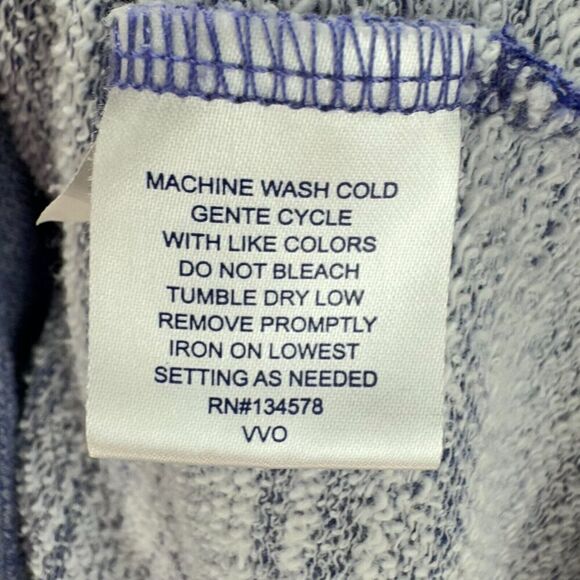 Vineyard Vines Sweater Pullover Cowl Neck Long Sleeve Womens Medium Purple Logo - Picture 7 of 12